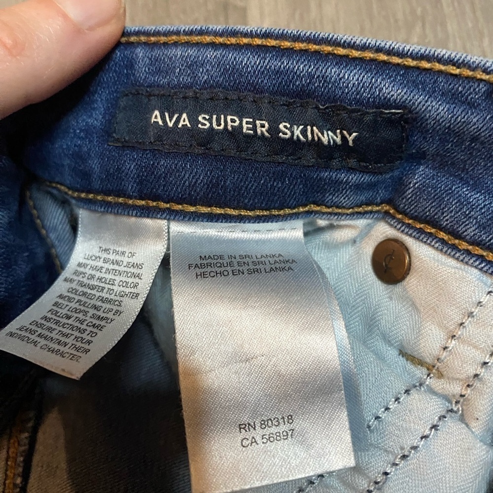 Lucky Brand Ava Super Skinny Jeans - Picture 6 of 9